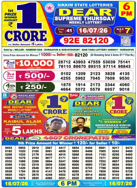 image result 16-07-2026 - 6PM